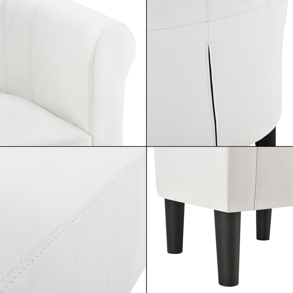 Fåtölj Jelgava 70x70x58cm textil [en.casa] välj modell