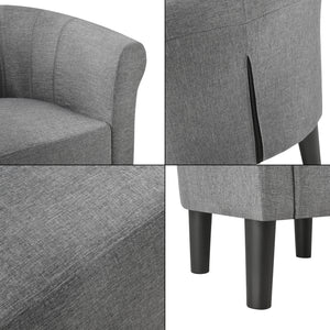 Fåtölj Jelgava 70x70x58cm textil [en.casa] välj modell