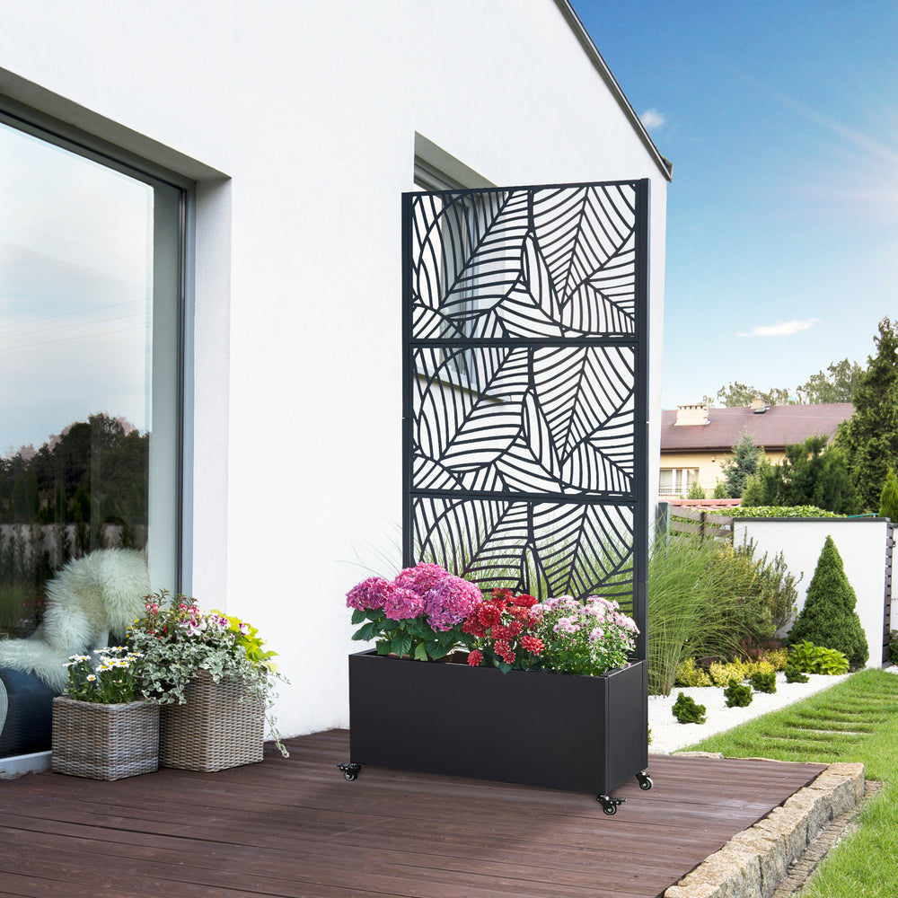 Avskiljare Surnskoki med blomlåda [casa.pro]