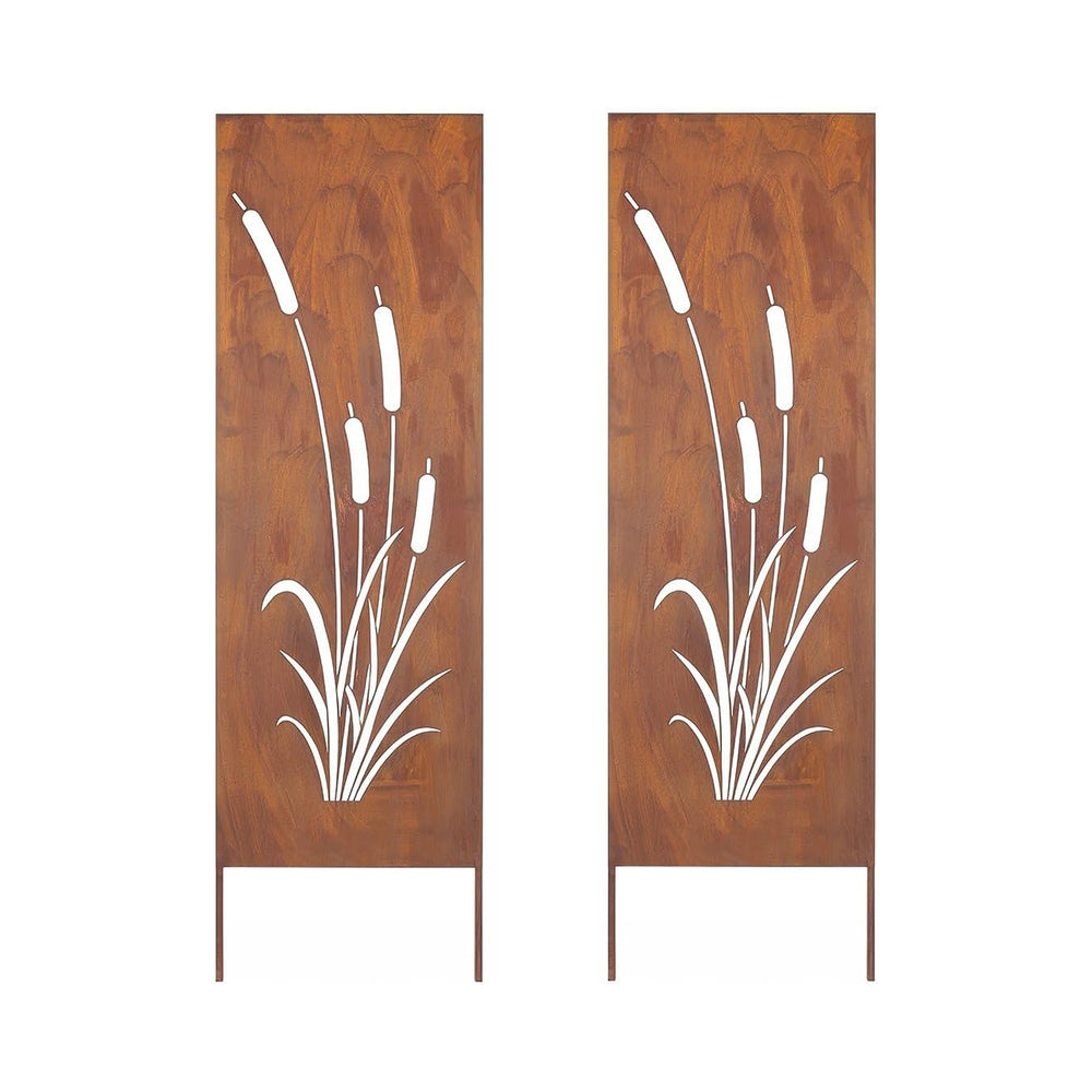 Trädgårdssticka Irsina 2-pack 160x50 cm cortenstål rostig yta [casa.pro]