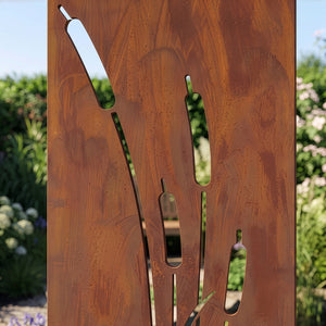 Trädgårdssticka Irsina 2-pack 160x50 cm Cortenstål Ädelrost [casa.pro]