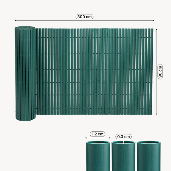 Insynskydd staket PVC 300cm välj modell [neu.haus]