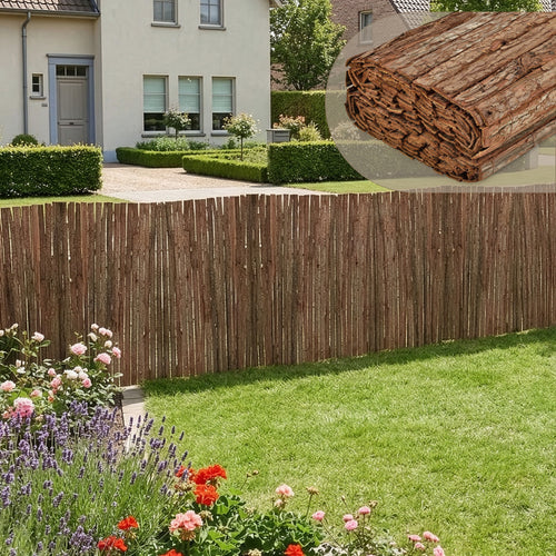 Pilstaket/Barkstaket insynsskydd miljövänlig vind och solskydd i olika mått [casa.pro]