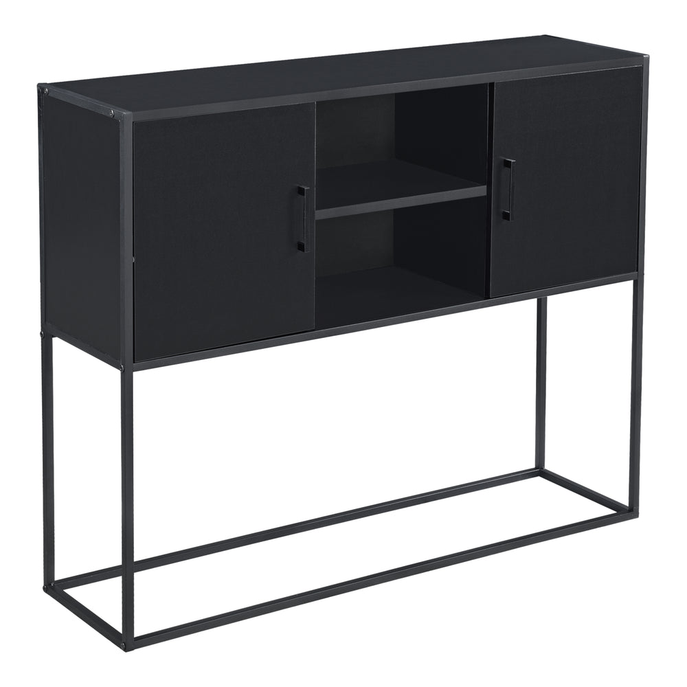 Sideboard Motala med hylla och skåpdörrar olika färger [en.casa] - premiumXL
