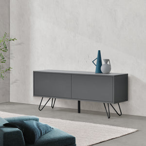 Sidobord Bollebygd metall 2 dörrar med tryck och öppna funktionen [en.casa] välj modell