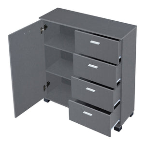 Skänk Döbritz 84x80x28 cm [en.casa]
