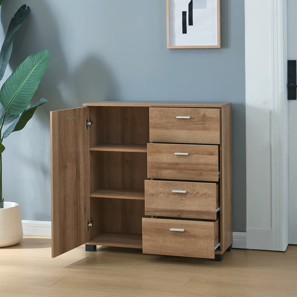 Skänk Döbritz 84x80x28 cm [en.casa]