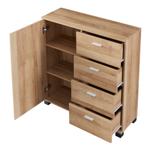 Skänk Döbritz 84x80x28 cm [en.casa]