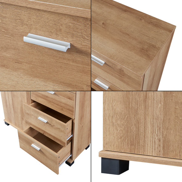 Skänk Döbritz 84x80x28 cm [en.casa]