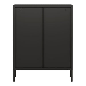 Sideboard Fauske med glasdörrar i olika färger [en.casa]