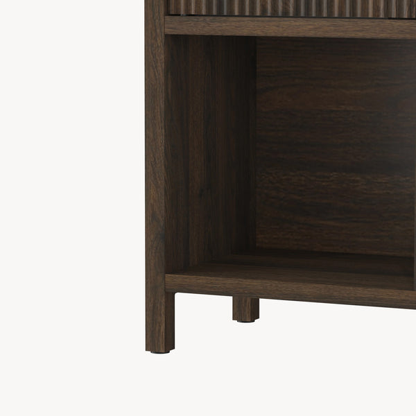 Sideboard Lukkodso med dörrar och fack [en.casa]