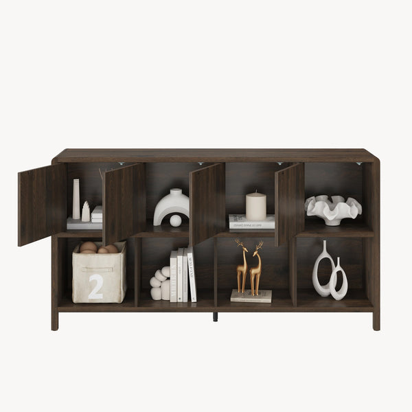 Sideboard Lukkodso med dörrar och fack [en.casa]