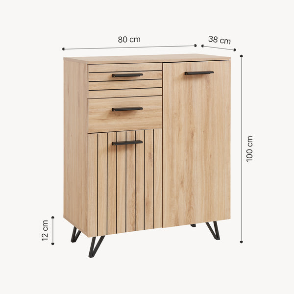 Sideboard Noppen [en.casa]