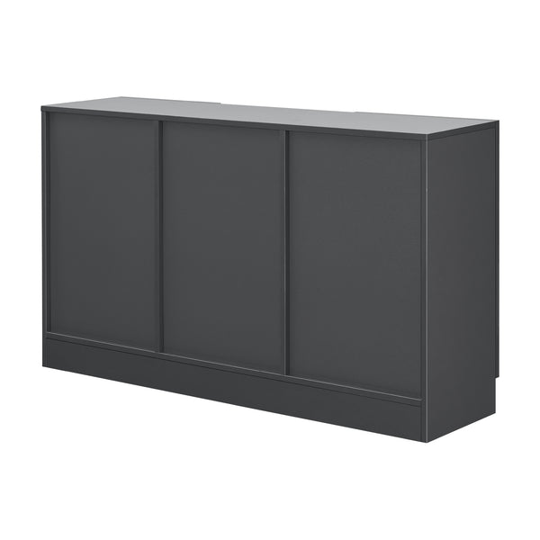 Sideboard Spøttrup med glasdörrar 70x120x30,5 cm [en.casa] välj modell