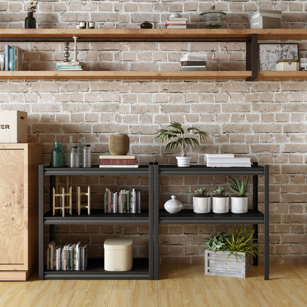 Hyllsystem Austrheim 90x40x183cm i olika färger [en.casa] - premiumXL