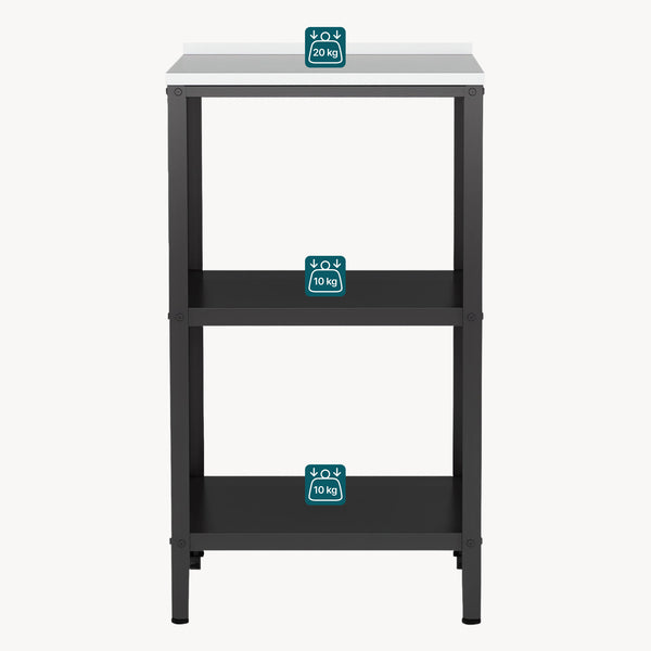 Utomhus fristående hylla Bolognano 92x50x50 cm [casa.pro]