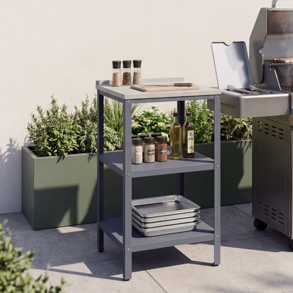 Utomhus fristående hylla Bolognano 92x50x50 cm [casa.pro]