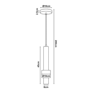 Taklampa Lulled Metall [lux.pro]