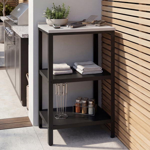 Utomhus fristående hylla Bolognano 92x50x50 cm [casa.pro]