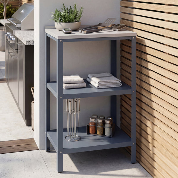 Utomhus fristående hylla Bolognano 92x50x50 cm [casa.pro]