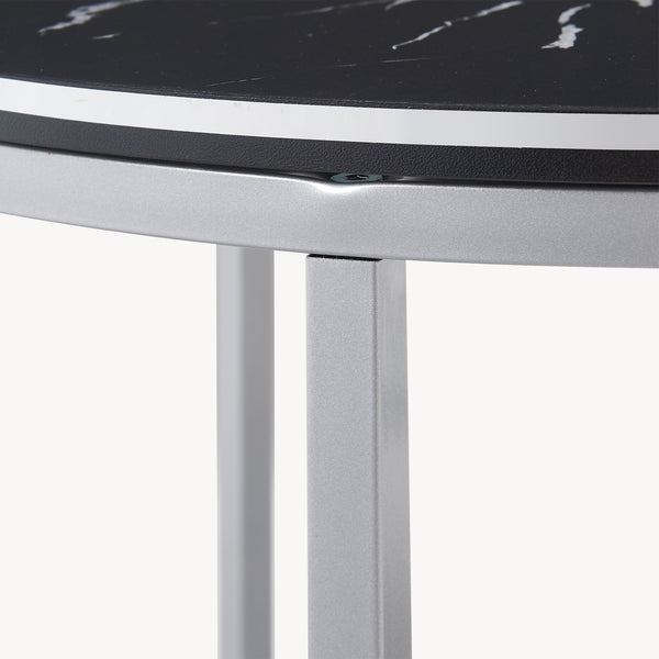 Soffbord Skagen set om 2 marmormönster [en.casa] välj modell