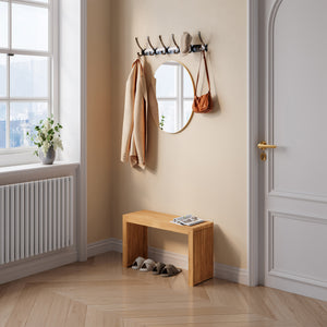 Skobänk Korjad 90x33x43 cm Bambus [en.casa]