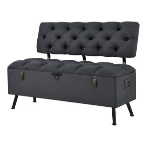 Sittbänk Malmöhus med förvaring 110x48x75cm [en.casa]