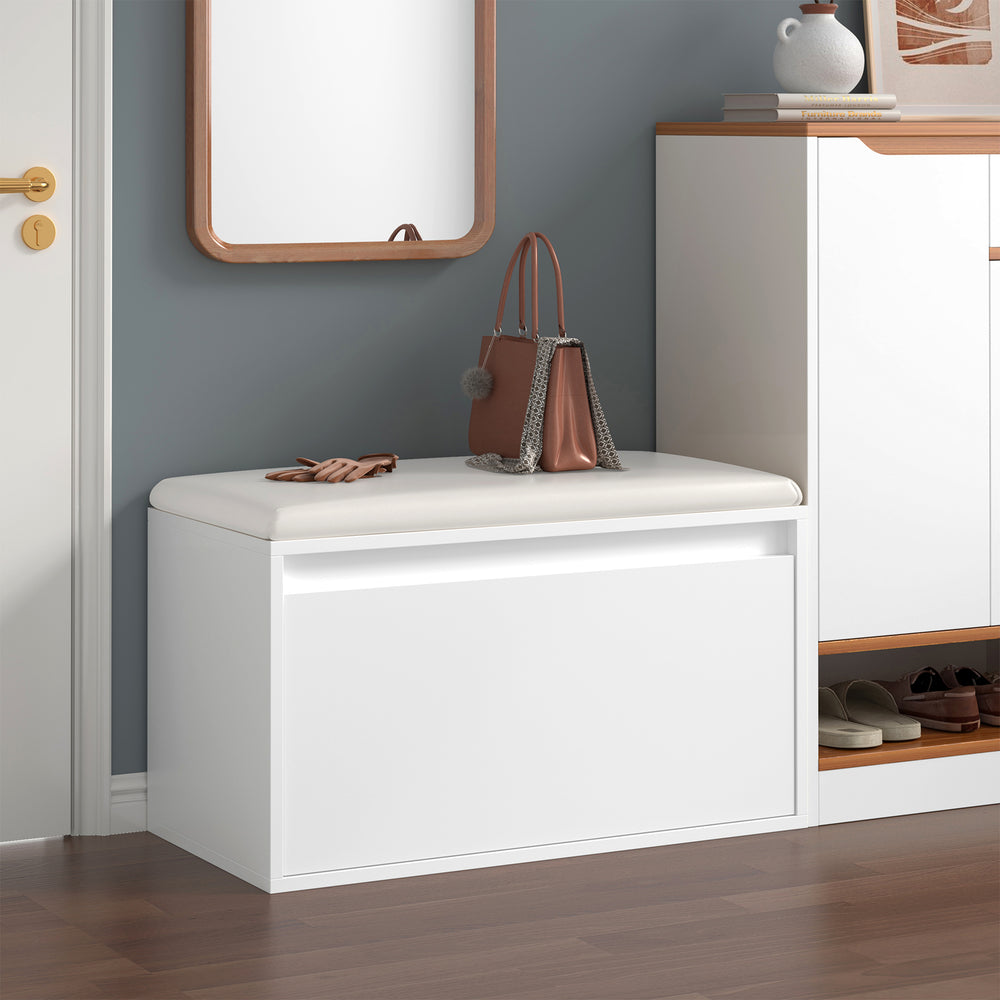 Bänk Degerfors 80x39x45 cm [en.casa] - premiumXL