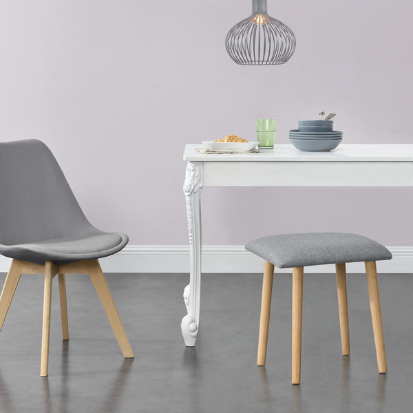 Pall Gera vadderad 45,5x36x36cm bok textil [en.casa] välj modell