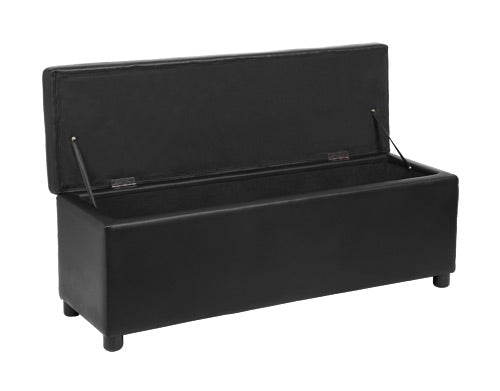 [neu.holz]® Sittbänk/Sängbänk med förvaring-119x38x45cm

