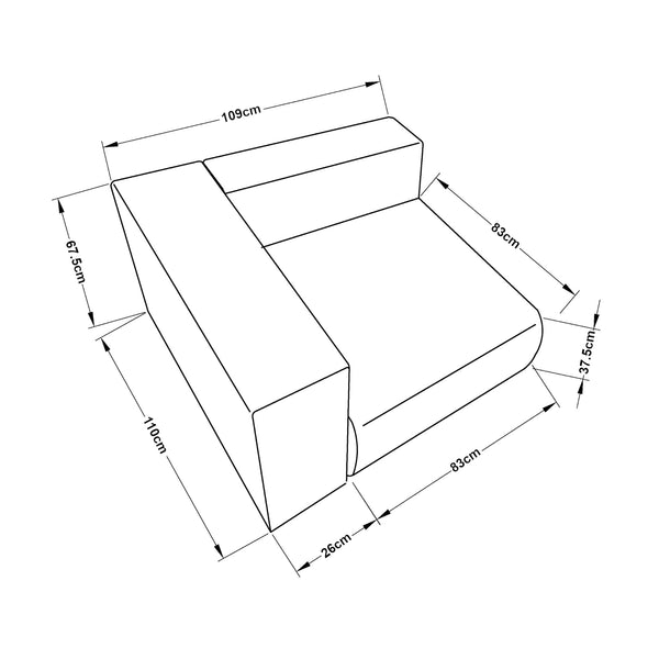 Soffmodul Suldal [en.casa]