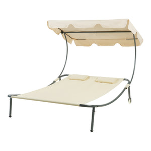 Dubbel solsäng Avigliano 200x173x146 cm stål [casa.pro] välj modell