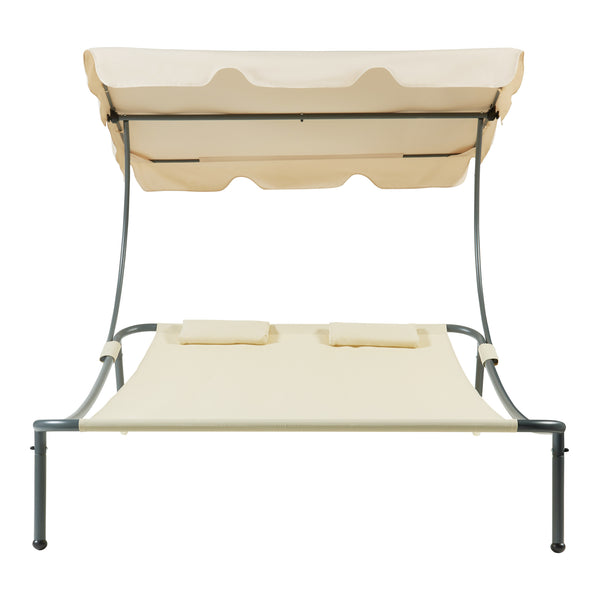 Dubbel solsäng Avigliano 200x173x146 cm stål [casa.pro] välj modell