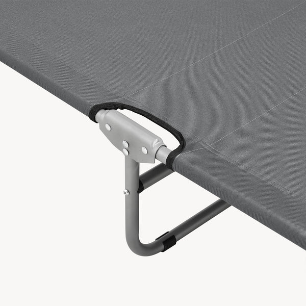 Solsäng Carcao silver matt hopfällbar 5 olika lägen [en.casa] välj modell