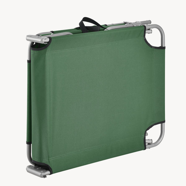 Solsäng Carcao silver matt hopfällbar 5 olika lägen [en.casa] välj modell