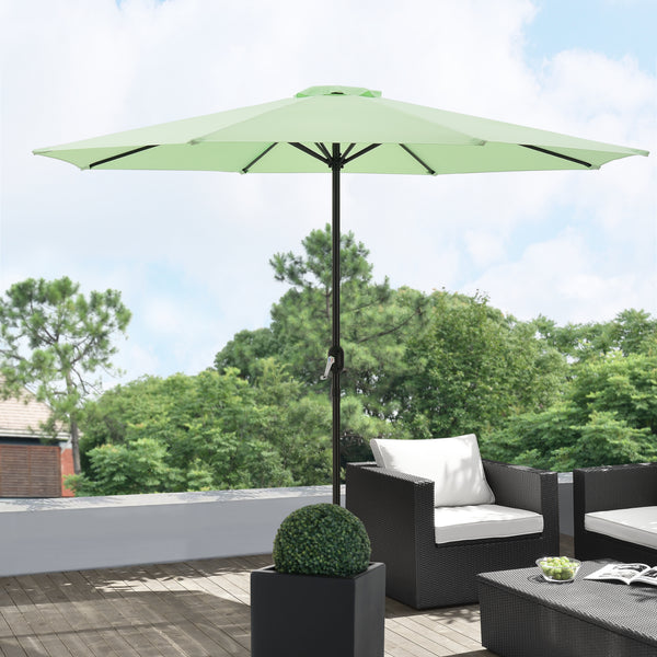 Parasoll Sonn trädgårdsparasoll balkongparasoll 300x230cm stål vattenavvisande [en.casa] välj modell