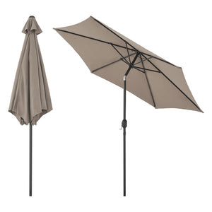 Parasoll Altino 270x235 cm stål [casa.pro] välj modell