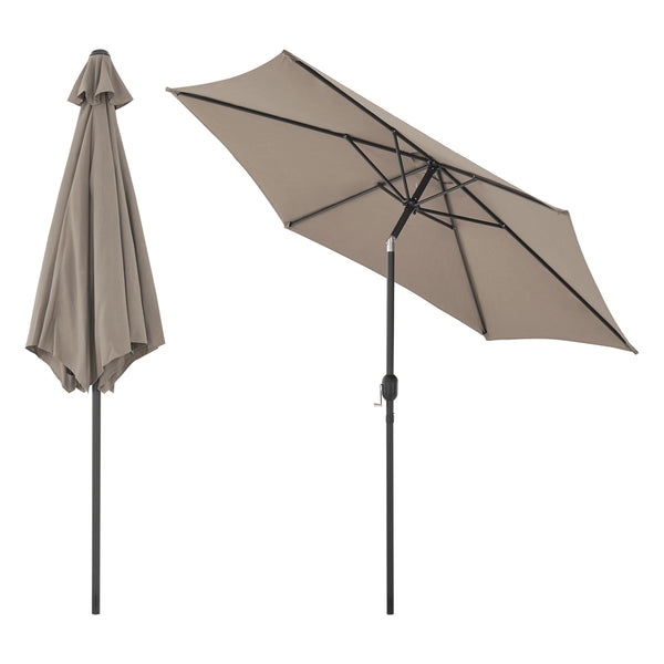 Parasoll Altino 270x235 cm stål [casa.pro] välj modell