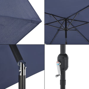 Parasoll Altino 270x235 cm stål [casa.pro] välj modell