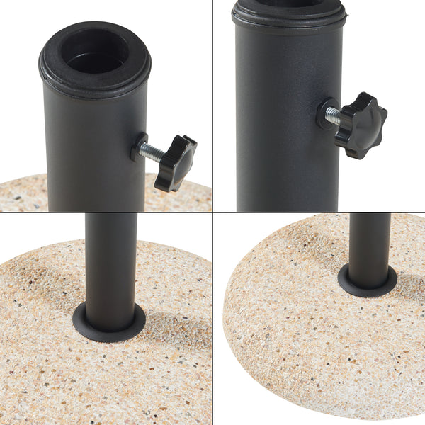 Parasollstativ Bitritto betong 20 kg [casa.pro]