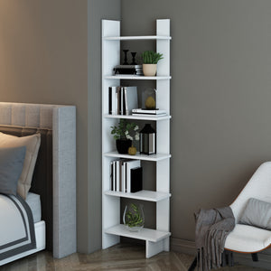 Fristående hylla Midtdjurs Vit [en.casa]