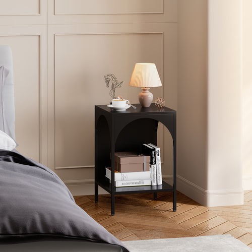 Stående hylla Akaa stål [en.casa] - premiumXL