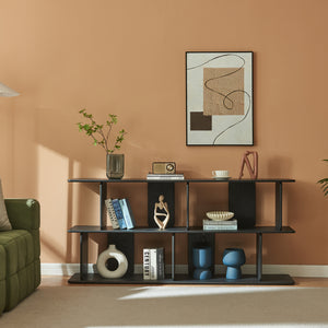Fristående hylla Gäljami 160x35x74 cm [en.casa]