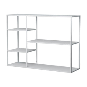 Isojoki hyllplan 120x35x87,5 cm metall [en.casa]