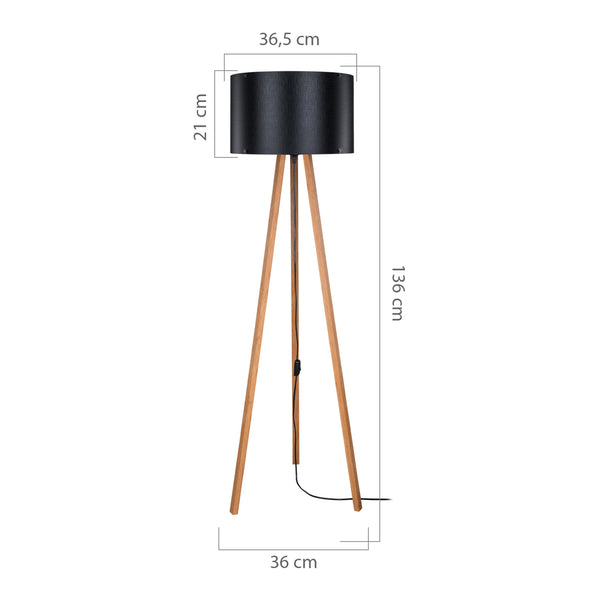 Golvlampa Keynes 136 cm [lux.pro] välj modell