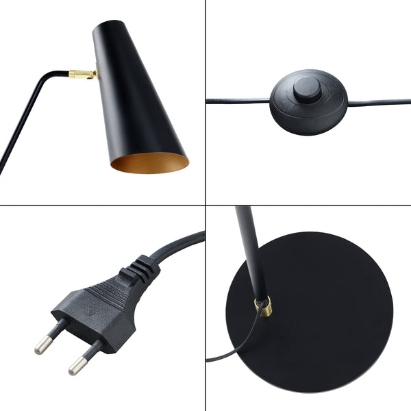 Golvlampa Norwich 160 cm metall [lux.pro] välj modell