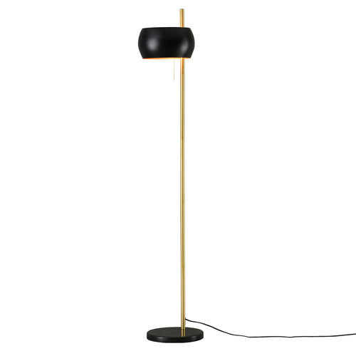 Golvlampa Luton metall marmor 171xØ30 cm [lux.pro] 