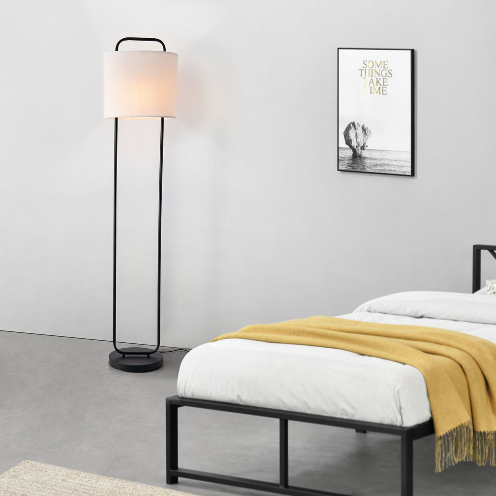 Golvlampa Meløy Svart/Vit [lux.pro] - premiumXL