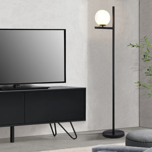 Golvlampa Aberdaron Svart / Vit [lux.pro] - premiumXL