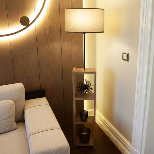 Golvlampa Redditch Beige [lux.pro] - premiumXL